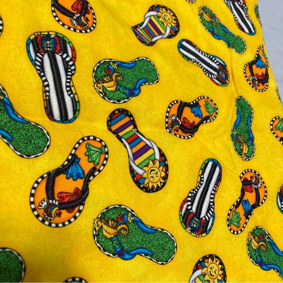 FLIP FLOP Rainbow Pillow Case Beach Theme Bright Colorful Stripes Standard Size - Picture 3 of 13